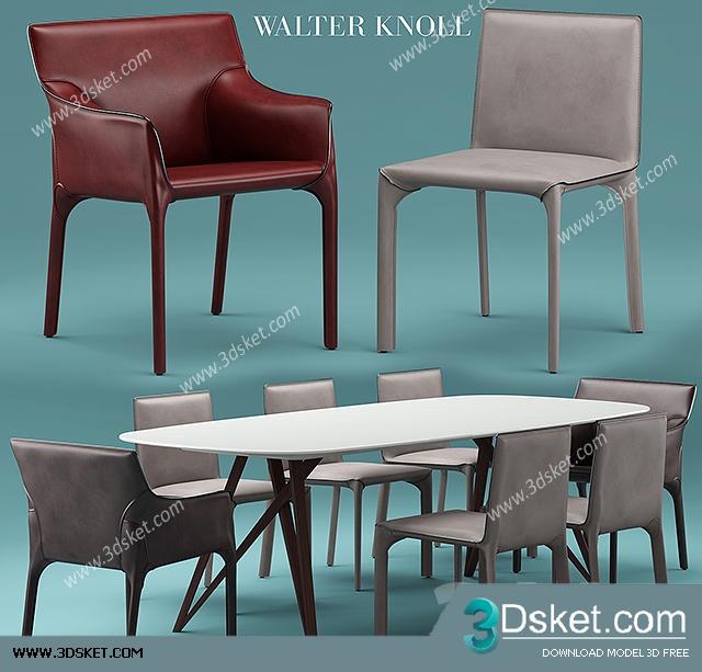 3D Model Table Chair Free Download 193