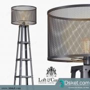 Free Download Floor Lamp 3D Model Đèn Sàn 053
