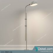 Free Download Floor Lamp 3D Model Đèn Sàn 054