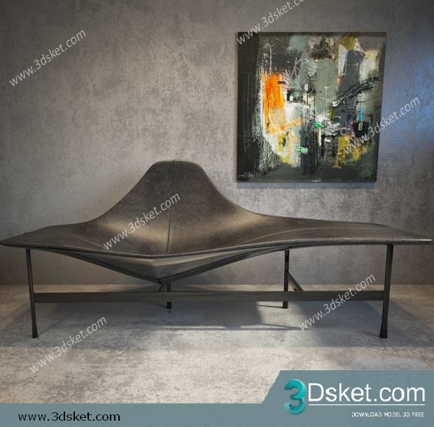 3D Model Chair Free Download 0322