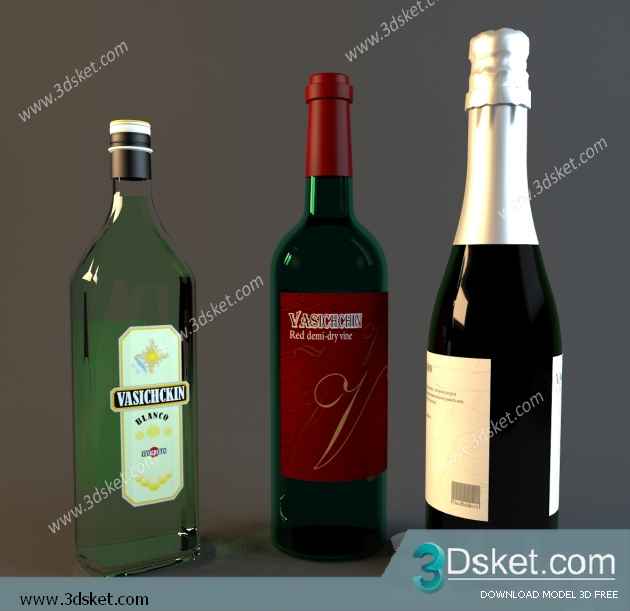 Free Download Kitchen Accessories 3D Model 021