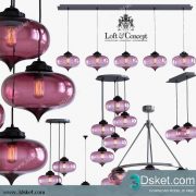 Free Download Ceiling Light 3D Model 0304
