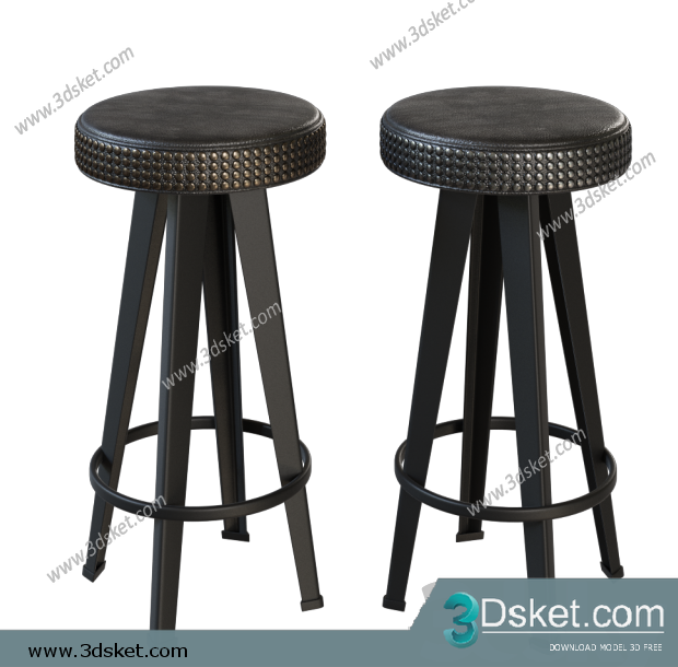 3D Model Chair Free Download 0323