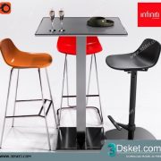 3D Model Table Chair Free Download 0204