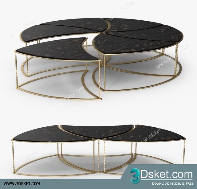 3D Model Table Chair Free Download 0230