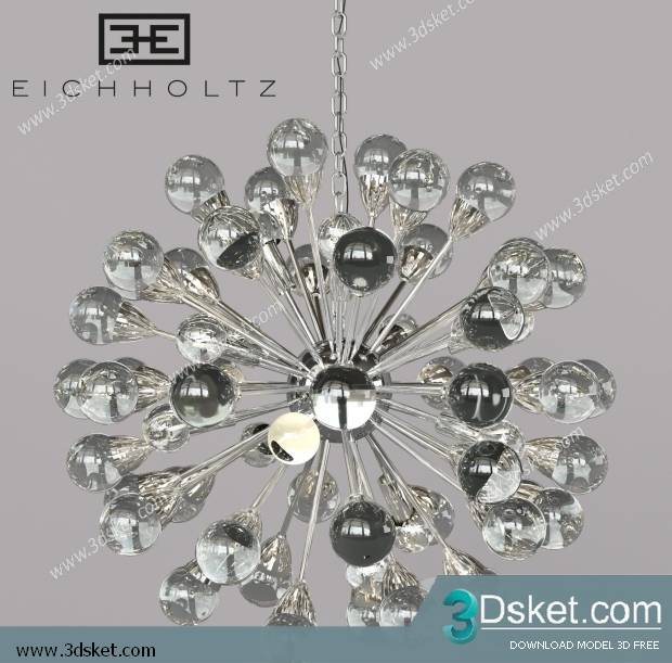 Free Download Ceiling Light 3D Model 0316