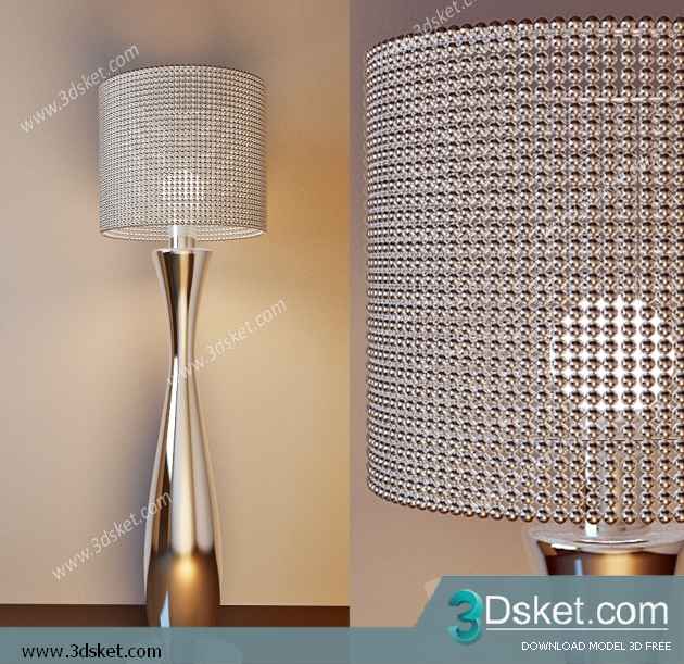 Free Download Table Lamp 3D Model 0119