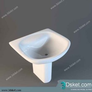 Free Download Wash Basin 3D Model 060