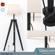 Free Download Floor Lamp 3D Model 055