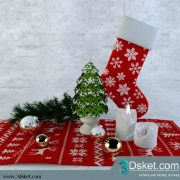 Free Download Decorative set 3D Model 053