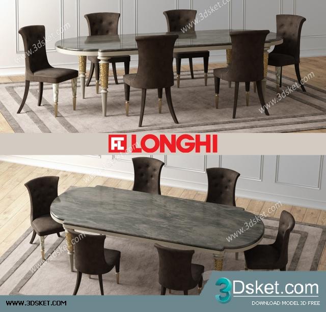 3D Model Table Chair Free Download 0219