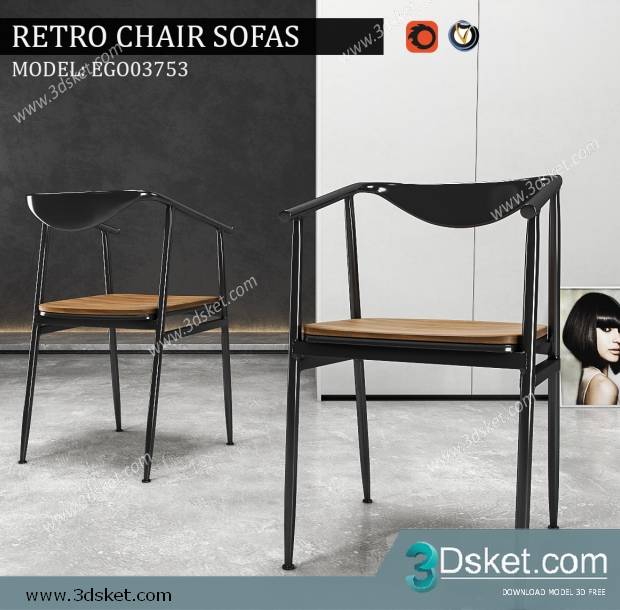 3D Model Chair Free Download 0332
