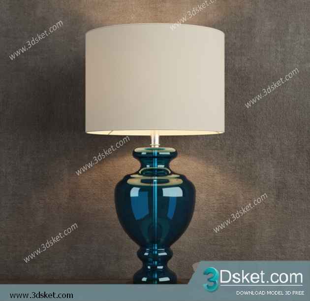 Free Download Table Lamp 3D Model 0121