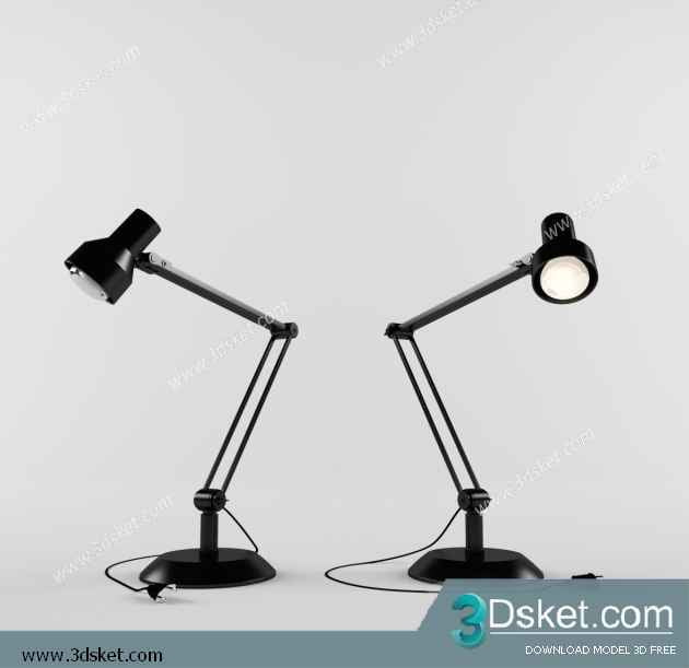 Free Download Table Lamp 3D Model 0122