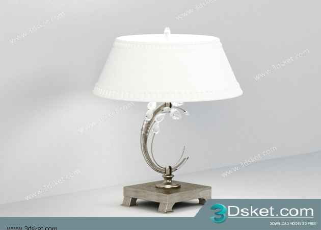 Free Download Table Lamp 3D Model 063