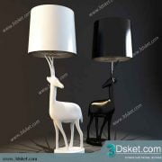 Free Download Table Lamp 3D Model 064