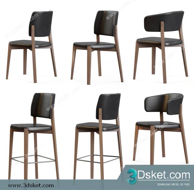 3D Model Chair Free Download 0337