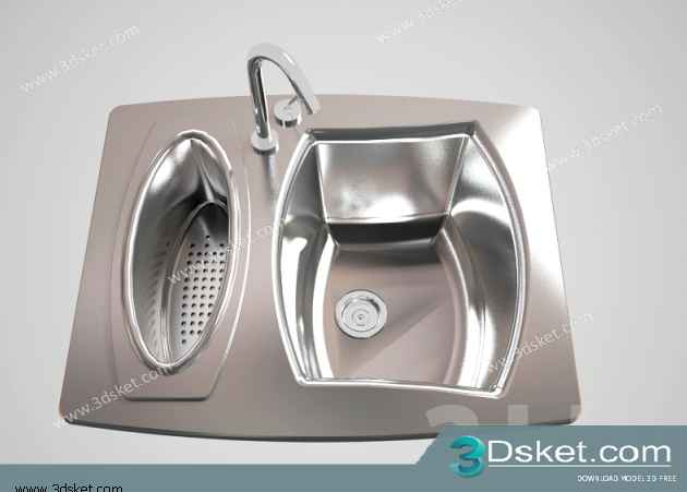 Free Download Kitchen Accessories 3D Model 025