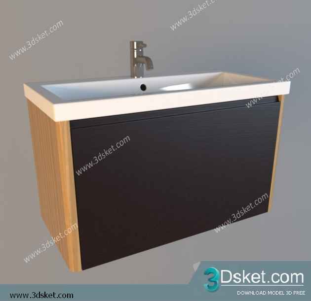 Free Download Wash Basin 3D Model 061