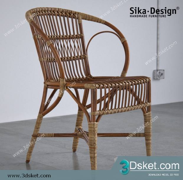 3D Model Chair Free Download 0342