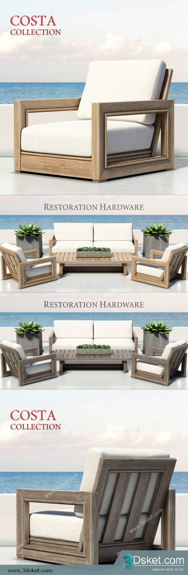 3D Model Sofa Free Download 110