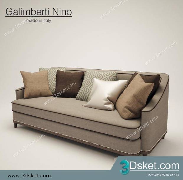 3D Model Sofa Free Download 091