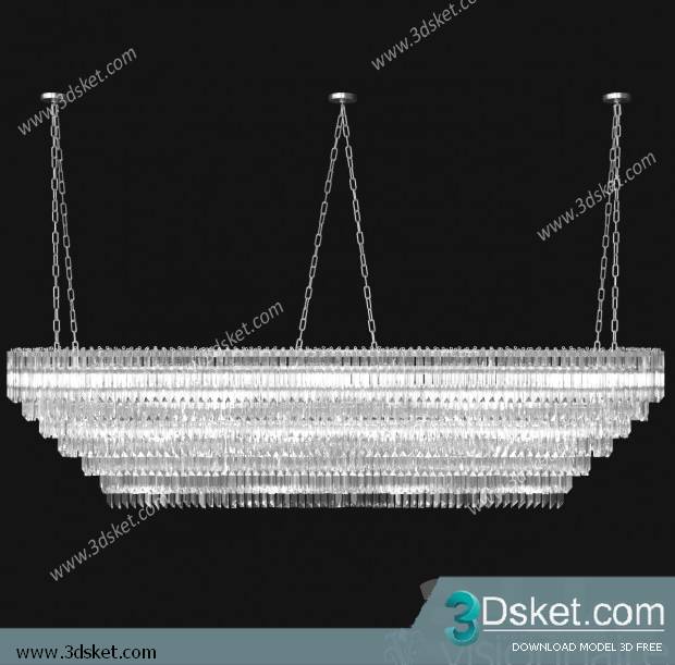 Free Download Ceiling Light 3D Model 0327