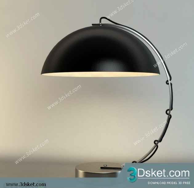 Free Download Table Lamp 3D Model 0123