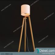 Free Download Floor Lamp 3D Model 058