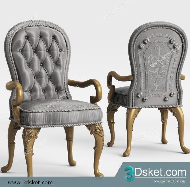 3D Model Chair Free Download 0347