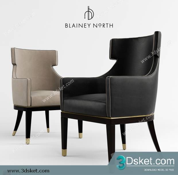 3D Model Chair Free Download 0348