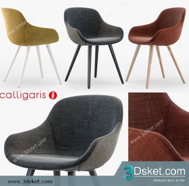 3D Model Chair Free Download 0349