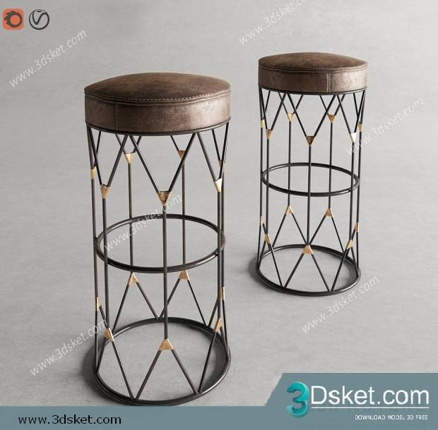 3D Model Chair Free Download 0350