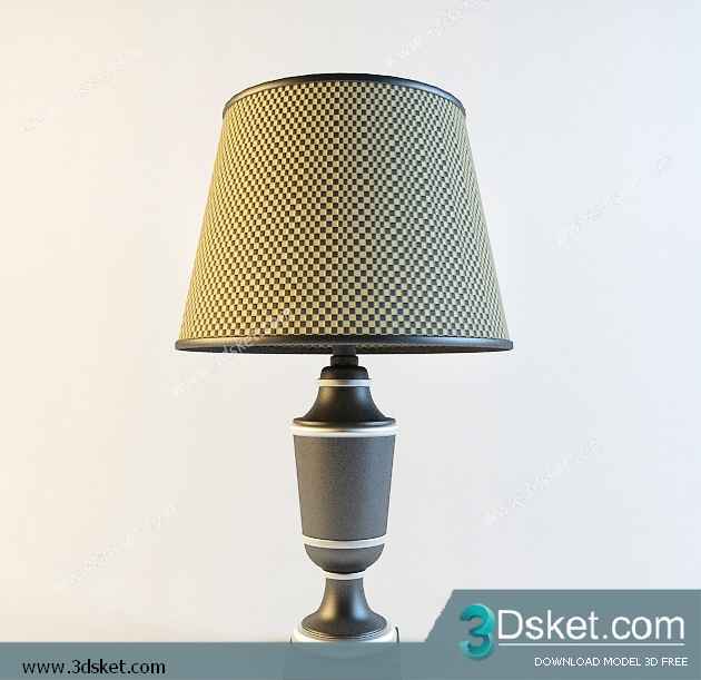 Free Download Table Lamp 3D Model 066 Download 3D Model Free