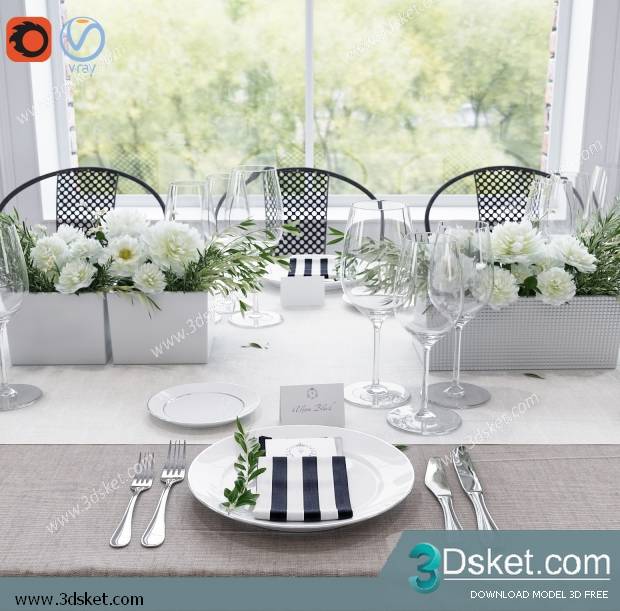 Free Download 3D Models Tableware Kitchen 0189