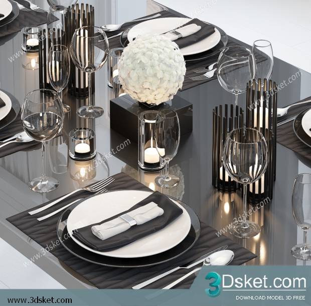 Free Download 3D Models Tableware Kitchen 0190