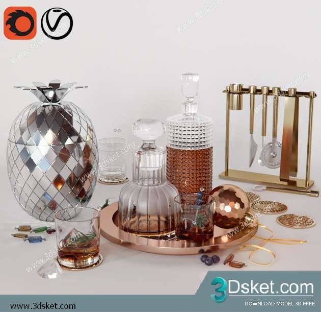 Free Download Vase 3D Model 0150