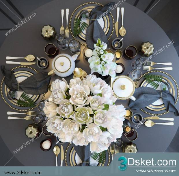 Free Download 3D Models Tableware Kitchen 0191