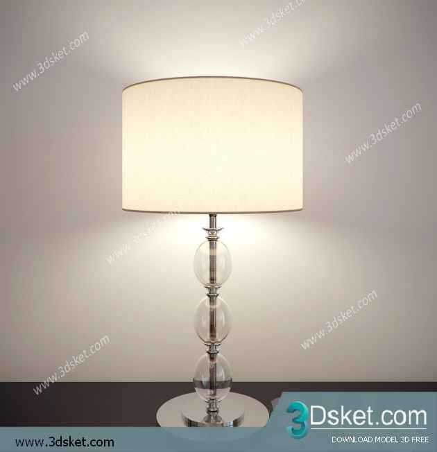 Free Download Table Lamp 3D Model 0125