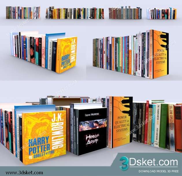 Free Download Decorative set 3D Model 058