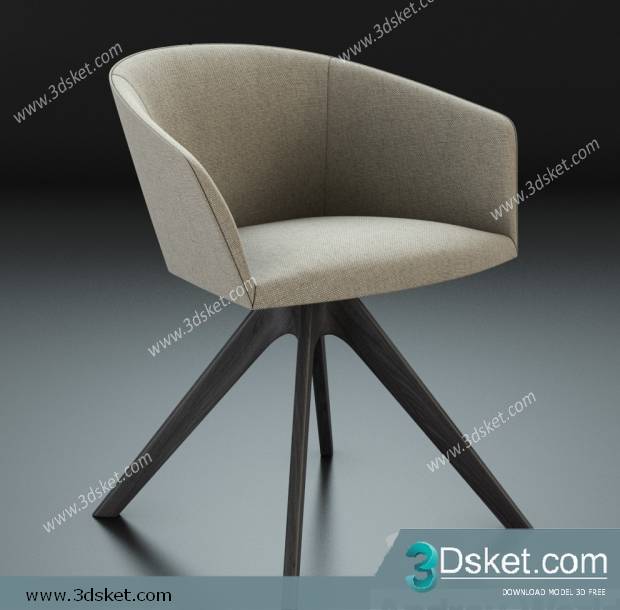 3D Model Chair Free Download 0364
