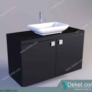 Free Download Wash Basin 3D Model 064
