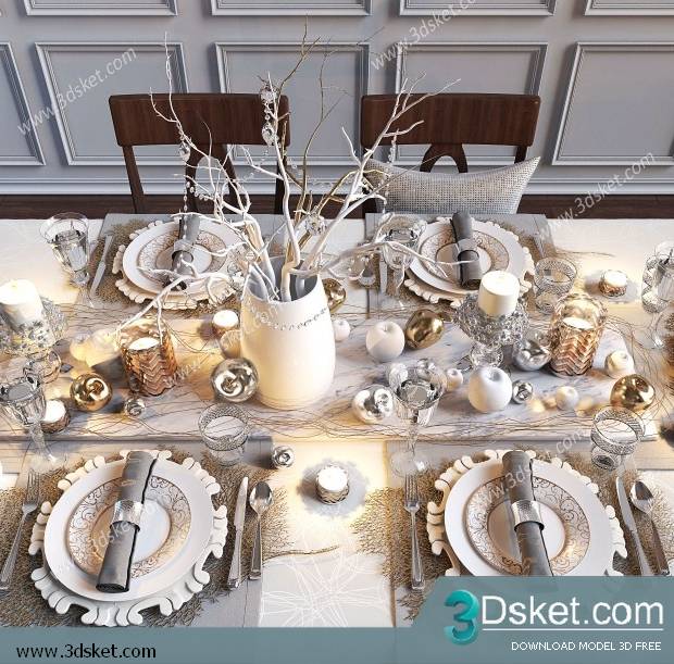 Free Download 3D Models Tableware Kitchen 0194