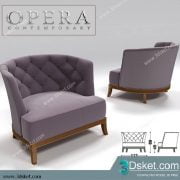 3D Model Arm Chair Free Download 074