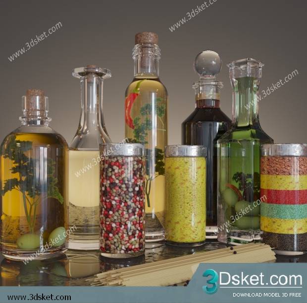 Free Download 3D Models Tableware Kitchen 0195