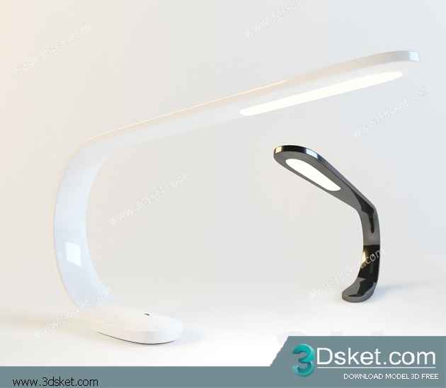Free Download Table Lamp 3D Model 068