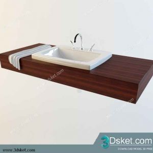 Free Download Wash Basin 3D Model 066