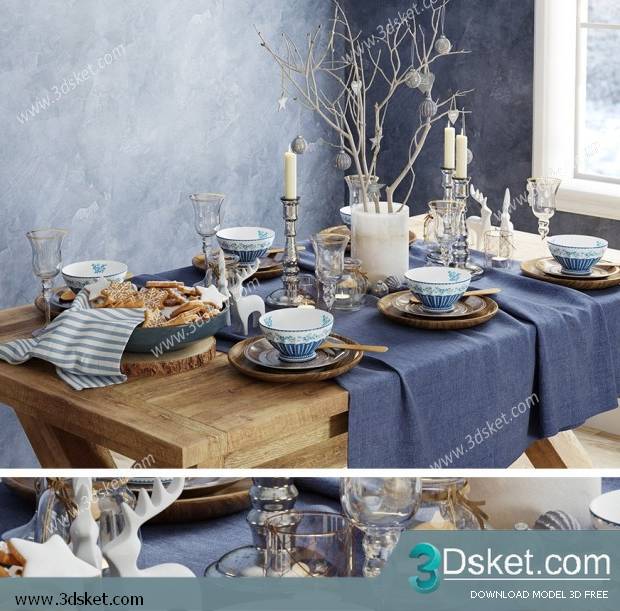 Free Download 3D Models Tableware Kitchen 0197