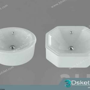Free Download Wash Basin 3D Model 067