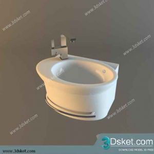 Free Download Wash Basin 3D Model 068